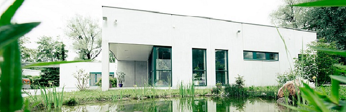 das Firmengebäude von Bioflora lab